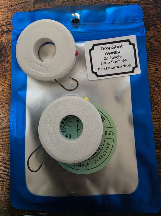 15LB Dropshot Rig - Jungle Hook