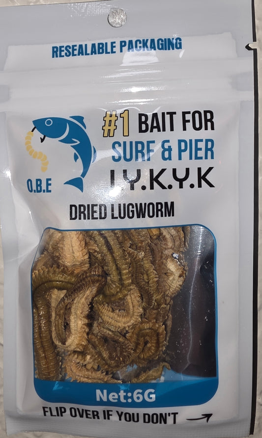 Dried lugworms